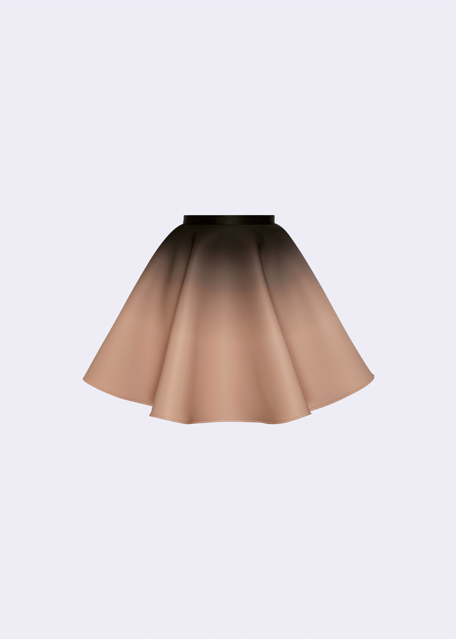 AW23MI LOOK 03 PINK-BLACK SKIRT